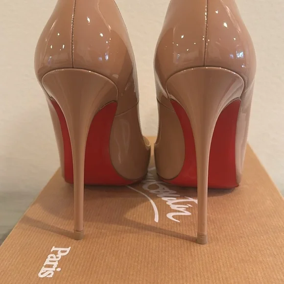Christian Louboutin So Kate 120 Patent Nude: size 37.5 - Picture 5 of 11